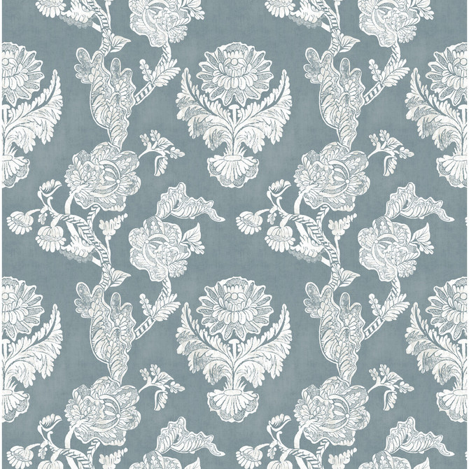 Chitina Azul Claro by Gaston Y Daniela Designer Fabric LORENZO CASTILLO IV VISCOSE - 67%;LINEN - 33% Spain MEDIUM Horizontal: 26.87 and Vertical: 26 54 - Swanky Fabrics -