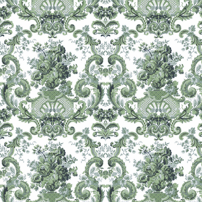 San Ildefonso Verde by Gaston Y Daniela Fabric Gaston Y Daniela Fabric San Ildefonso VerdeFabric LORENZO CASTILLO IV VISCOSE - 67%;COTTON - 33% India </p><p>Repeat: H: 27.27, V: 27.45 55 - Fabric Carolina -