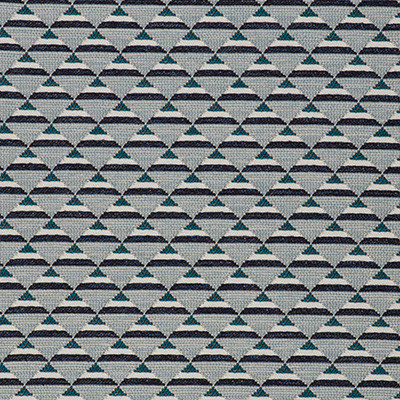 Piramides Azul by Gaston Y Daniela Designer Fabric