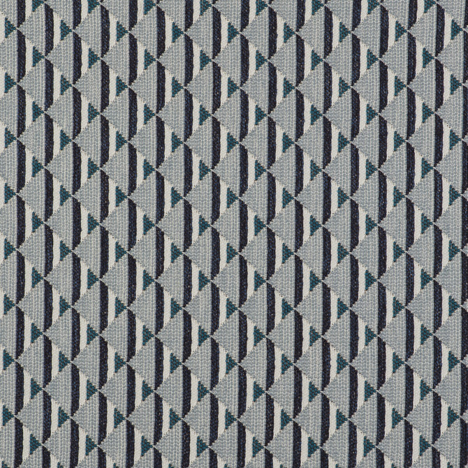 Piramides Azul by Gaston Y Daniela Designer Fabric GASTON LIBRERIA POLYOLEFIN FR - 67%;POLYESTER FR - 33% Italy HEAVY Horizontal: 1.38 and Vertical: 1.38 55 - Swanky Fabrics -