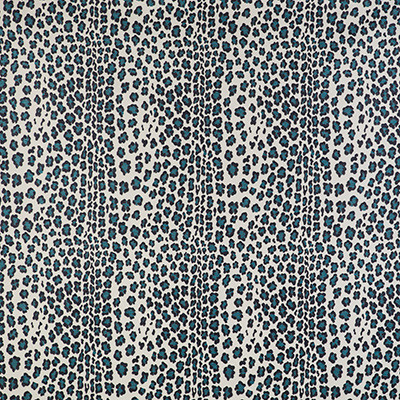 Leopardo Azul by Gaston Y Daniela Designer Fabric