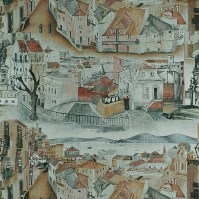 Gran Via Multi by Gaston Y Daniela Designer Fabric