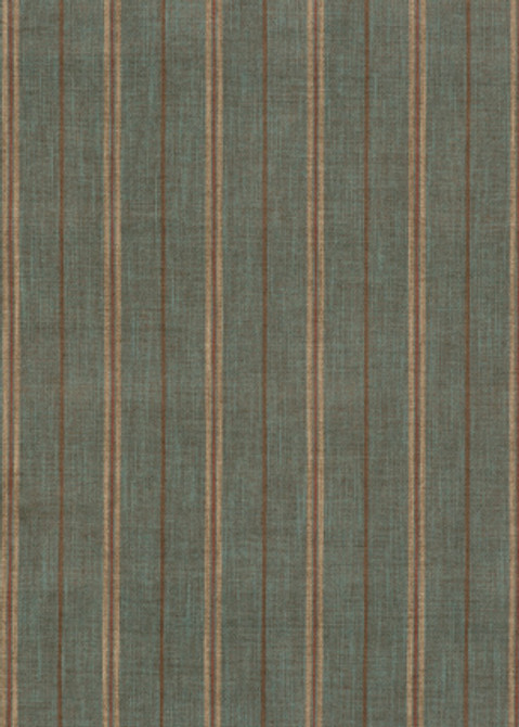 Haddon Stripe Aqua by Mulberry Designer Fabric