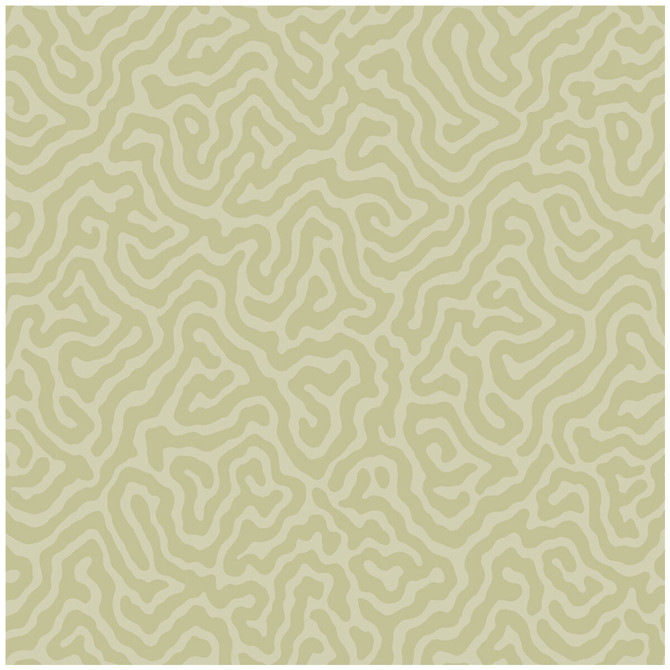 Coral Old Olive by Cole & Son Designer Wallcovering COLE & SON LANDSCAPE PLAINS PAPER - 100% United Kingdom Horizontal: and Vertical: 4.2 20.5 - Swanky Fabrics -