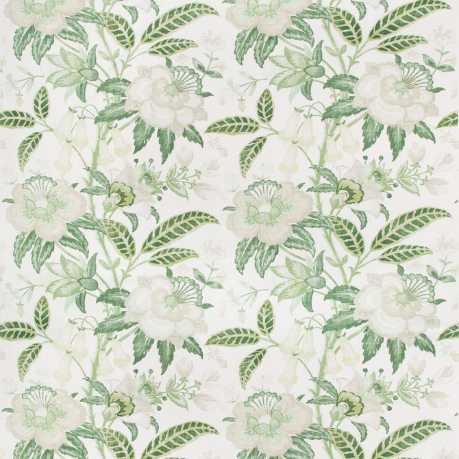 Davenport Print Greenery by Lee Jofa Designer Fabric WESTPORT LINEN - 100% Thailand MEDIUM Horizontal: 26.25 and Vertical: 24 52.5 - Swanky Fabrics -