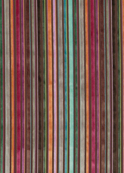 Cardinal Stripe Jewel by G P & J Baker Designer Fabric