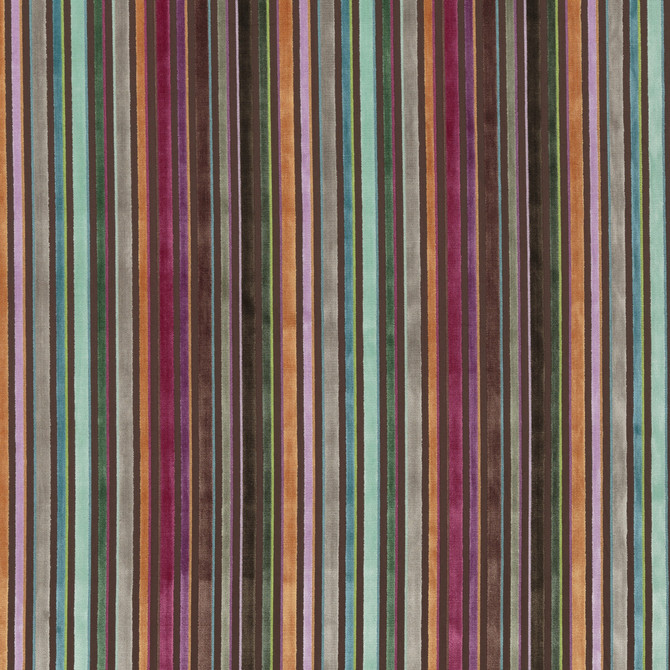 Cardinal Stripe Jewel by G P & J Baker Designer Fabric HISTORIC ROYAL PALACES VISCOSE - 55%;COTTON - 45% India HEAVY Horizontal: 13.396 and Vertical: 53.584 - Swanky Fabrics -