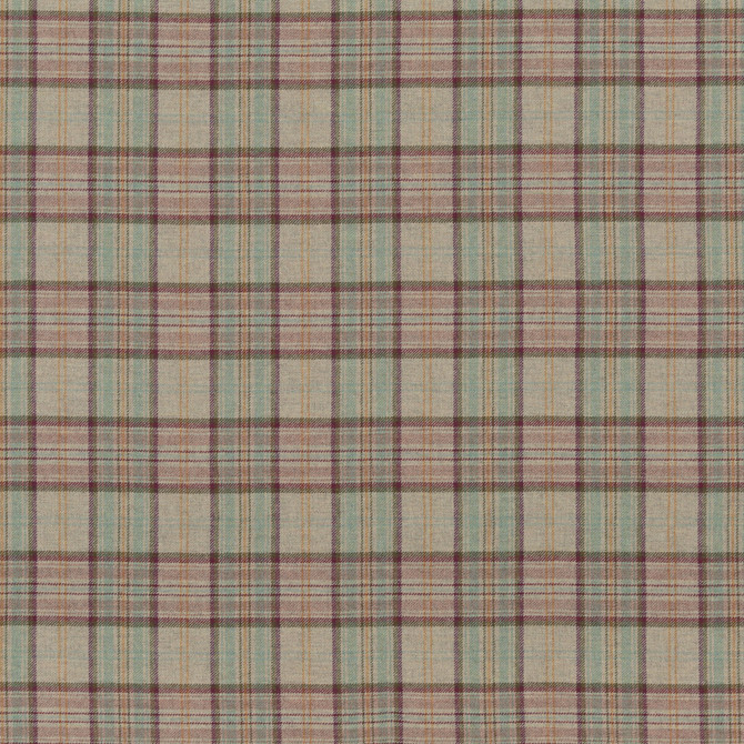 Victoria Plaid Quartz by G P & J Baker Designer Fabric HISTORIC ROYAL PALACES MERINO WOOL - 50%;WOOL - 50% United Kingdom - Horizontal: 6.501 and Vertical: 7.092 58.706 - Swanky Fabrics -