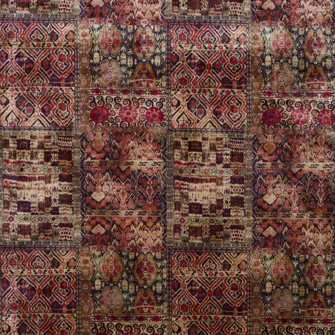 Rio Magenta by G P & J Baker Designer Fabric RIO VELVETS VISCOSE - 55%;COTTON - 45% Italy HEAVY Horizontal: 26.792 and Vertical: 36.248 53.584 - Swanky Fabrics -