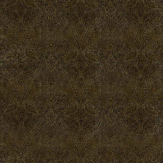 Royal Damask Velvet Bronze by G P & J Baker Designer Fabric HISTORIC ROYAL PALACES VISCOSE - 55%;COTTON - 45% Italy HEAVY Horizontal: 17.73 and Vertical: 15.366 53.19 - Swanky Fabrics -