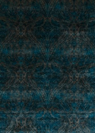 Royal Damask Velvet Sapphire by G P & J Baker Designer Fabric