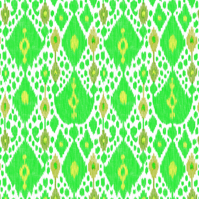 Ikat Verde by Gaston Y Daniela Designer Fabric GASTON LIBRERIA VISCOSE - 80%;LINEN - 20% Italy HEAVY Horizontal: 25.8 and Vertical: 35.26 52 - Swanky Fabrics -