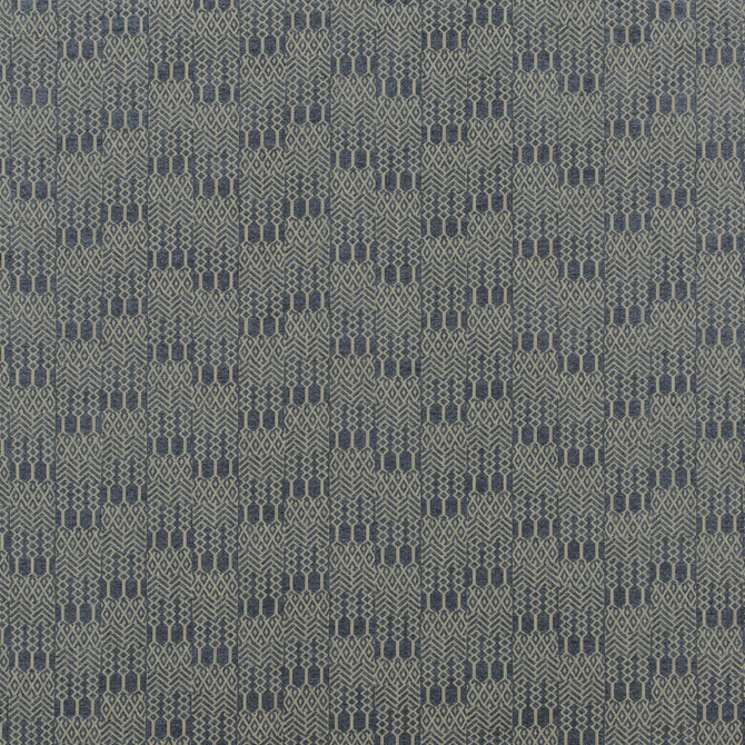 Chimney Weave Sapphire by G P & J Baker Designer Fabric HISTORIC ROYAL PALACES VISCOSE - 52%;COTTON - 24%;LINEN - 18%;POLYESTER - 6% Italy HEAVY Horizontal: 11.032 and Vertical: 5.91 53.978 - Swanky Fabrics -