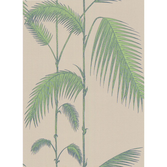 Palm Leaves Taupe/G by Cole & Son Designer Wallcovering COLE & SON NEW CONTEMPORARY PAPER - 100% United Kingdom Horizontal: 0 and Vertical: 28.5 20.5 - Swanky Fabrics -