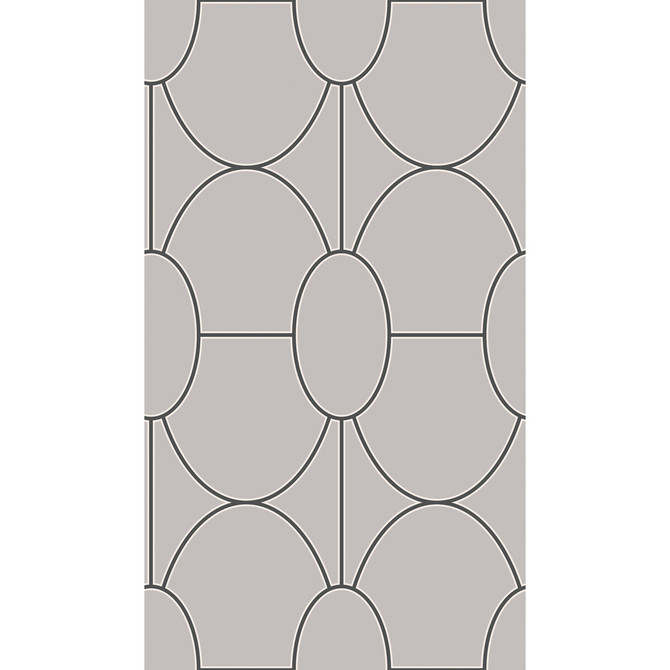 Riviera Grey by Cole & Son Designer Wallcovering COLE & SON GEOMETRIC II PAPER - 100% United Kingdom Horizontal: and Vertical: 18 20.5 - Swanky Fabrics -