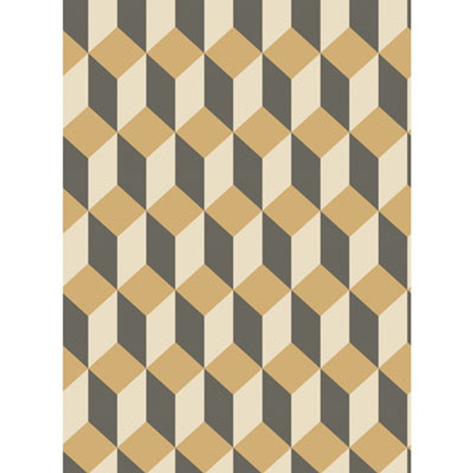 Delano Gold And Black by Cole & Son Designer Wallcovering