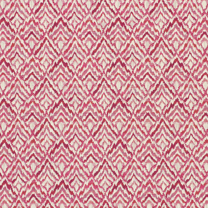 Halcyon Fuchsia 76141 by Schumacher Designer Fabric FREE SPIRIT See Sample FRANCE - </p><p>Repeat: Horizontal: 3 1/4" (8CM) and Vertical: 2 1/2" (6CM) 56 3/4" (144CM) - Swanky Fabrics -