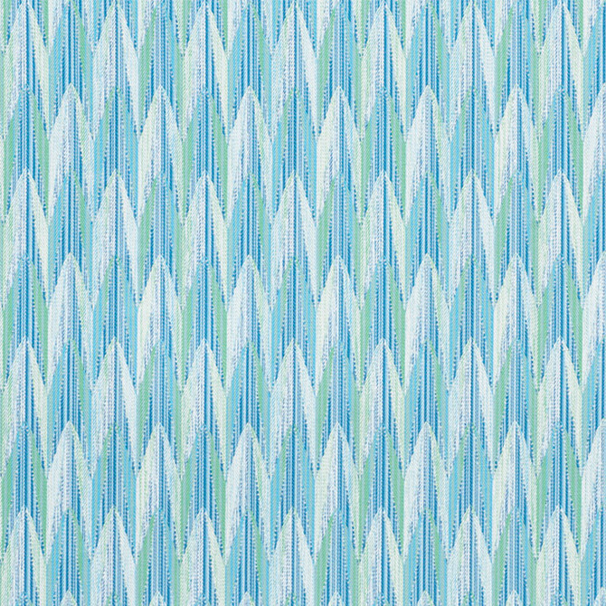 Verdant Aqua & Leaf 75910 by Schumacher Designer Fabric INDOOR/OUTDOOR PRINTS & WOVENS III ACRYLIC 100% FRANCE MARTINDALE 10,000 </p><p>Repeat: Horizontal: 6 7/8" (17CM) and Vertical: 6 3/8" (16CM) 54.25 - Swanky Fabrics -