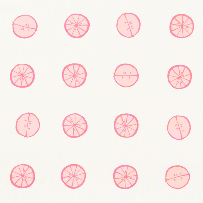 Lemonade Grapefruit 178261 by Schumacher Fabric Schumacher Fabric Lemonade Grapefruit 178261Fabric COTTON 100% UNITED KINGDOM </p><p>Repeat: H: HORZ. 27" (69CM) , V: VERT. 26 1/4" (67CM) 54 - Fabric Carolina -