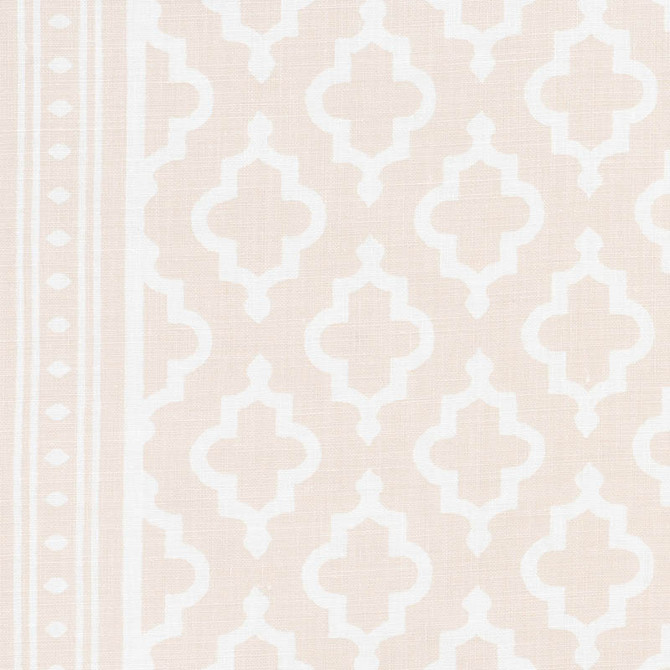 Jake Quiet Pink 178430 by Schumacher Designer Fabric Gazebo-By-Veere-Grenney 90% Linen, 10% Nylon Martindale 20,000 Horizontal: 3.875 and Vertical: 4.125 55.125 - Swanky Fabrics -