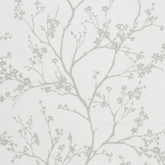 Twiggy Sheer Light Grey 178440 by Schumacher Designer Fabric Patterned-Sheers-Casements 50% Linen, 50% Polyester - Horizontal: 33.75 and Vertical: 37 106 - Swanky Fabrics -