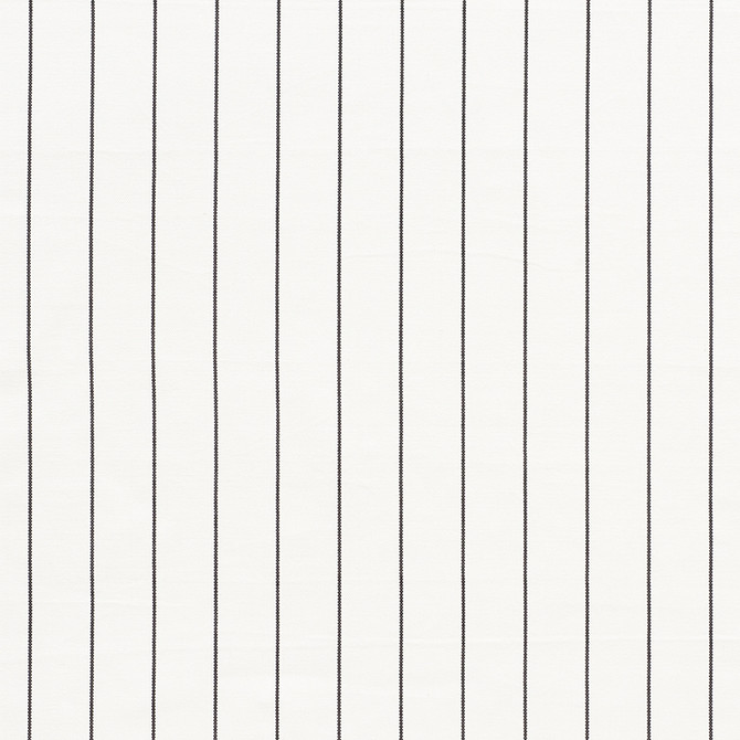Cavett Stripe Charcoal 75251 by Schumacher Designer Fabric CHAMBRAY COTTON 100% INDIA </p><p>Repeat: Horizontal: 2 3/4" (7CM) and Vertical: 54 - Swanky Fabrics -