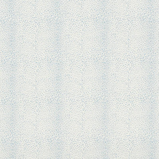 Mini Leopard Outdoor Sky 75432 by Schumacher Designer Fabric The Good Life Indoor/Outdoor 7.0" - Swanky Fabrics -