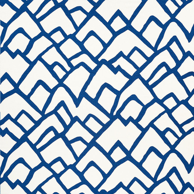 Zimba Marine 2644334 by Schumacher Designer Fabric MODERN PRINTS LINEN 55% COTTON 45% UNITED STATES OF AMERICA </p><p>Repeat: Horizontal: 27" (69CM) and Vertical: 32" (81CM) 54 - Swanky Fabrics -