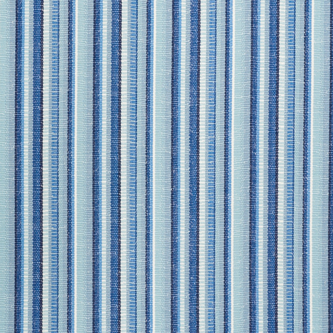 Primavera Stripe Sea 73112 by Schumacher Designer Fabric Indooroutdoor-Ii-Prints-Wovens 100% Dralon Martindale 25,000 Horizontal: 3.375 and Vertical: - 55.25 - Swanky Fabrics -