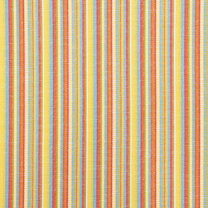 Primavera Stripe Marigold 73110 by Schumacher Designer Fabric Indoor/Outdoor Ii: Prints & Wovens 3.38" - Swanky Fabrics -