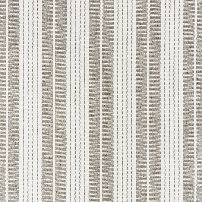 Horst Stripe Grisaille 72602 by Schumacher Designer Fabric Vogue-Living 45% Viscose, 23% Cotton, 22% Linen, 10% Polyester Martindale 35,000 Horizontal: 4.25 and Vertical: - 55 - Swanky Fabrics -