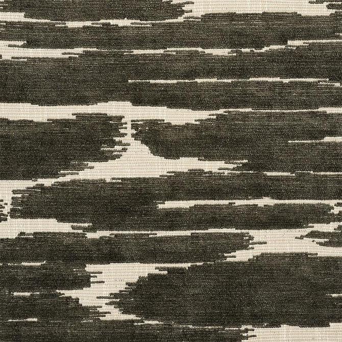 Gibson Charcoal 72552 by Schumacher Designer Fabric Orpheum 27.0" - Swanky Fabrics -