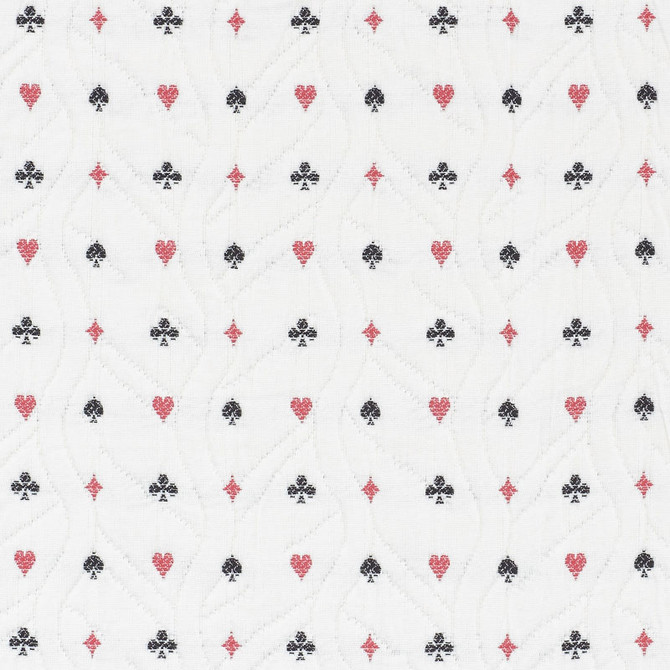 Le Joueur Rouge Et Noir 72270 by Schumacher Designer Fabric FRENCH REVOLUTION See Sample ITALY MEDIUM DUTY </p><p>Repeat: Horizontal: 1 3/4" (4CM) and Vertical: 2" (5CM) 54" (137 CM) - Swanky Fabrics -