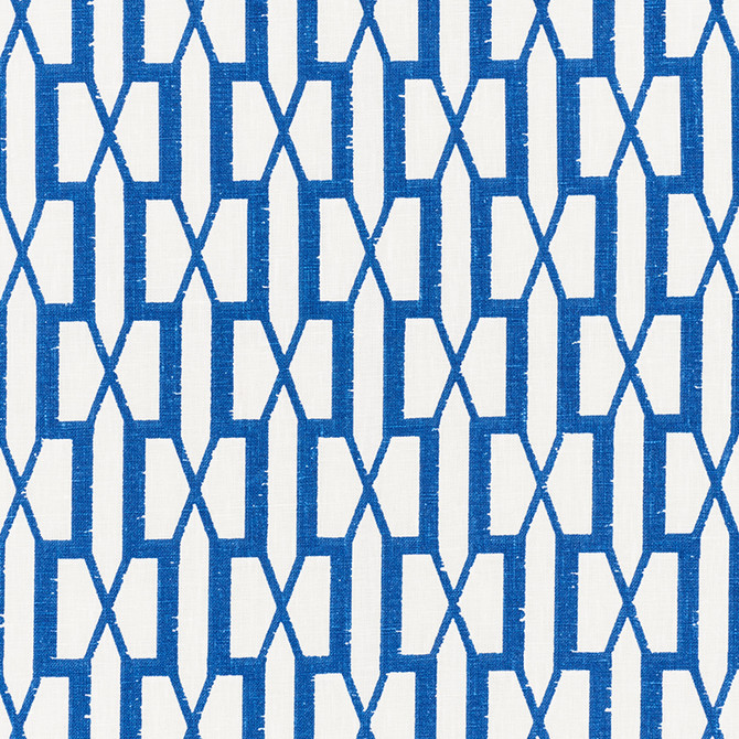 Belvedere Sea 176118 by Schumacher Designer Fabric Veere-Grenney 100% Linen Martindale 25,000 Horizontal: 2.875 and Vertical: 4 53.5 - Swanky Fabrics -
