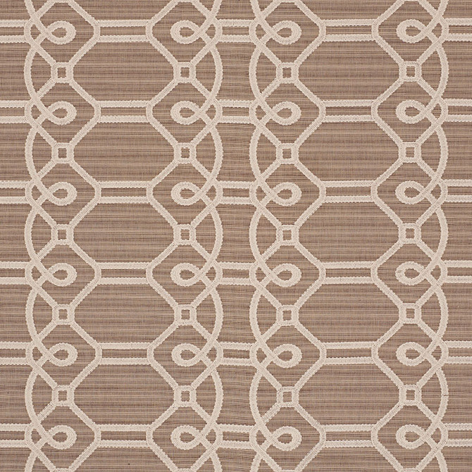 Ziz Embroidery Mocha 71932 by Schumacher Fabric Schumacher Fabric Ziz Embroidery Mocha 71932Fabric COTTON 77% INDIA </p><p>Repeat: H: HORZ. 17 1/2" (44CM) , V: VERT. 6 1/4" (16CM) 53.25 - Fabric Carolina -