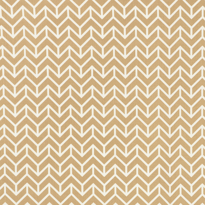 Chevron Sand 176690 by Schumacher Designer Fabric ESSENTIALS: INDOOR/OUTDOOR PRINTS & WOVENS See Sample UNITED STATES OF AMERICA - </p><p>Repeat: Horizontal: 3 1/4" (8CM) and Vertical: 3" (8CM) 54" (137CM) - Swanky Fabrics -