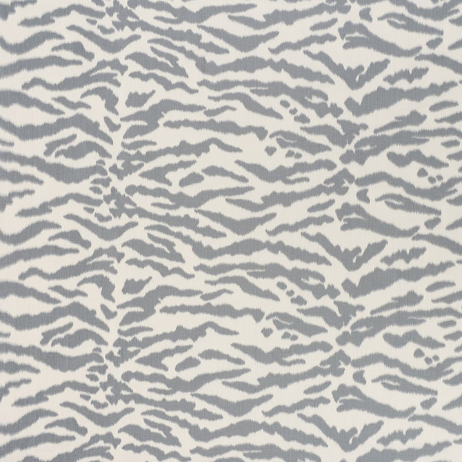 Tigris Graphite 176392 by Schumacher Designer Fabric Animal-Prints-Wovens 80% Linen, 20% Polyester - Horizontal: 55-1/8 and Vertical: 20.75 59-1/2 - Swanky Fabrics -