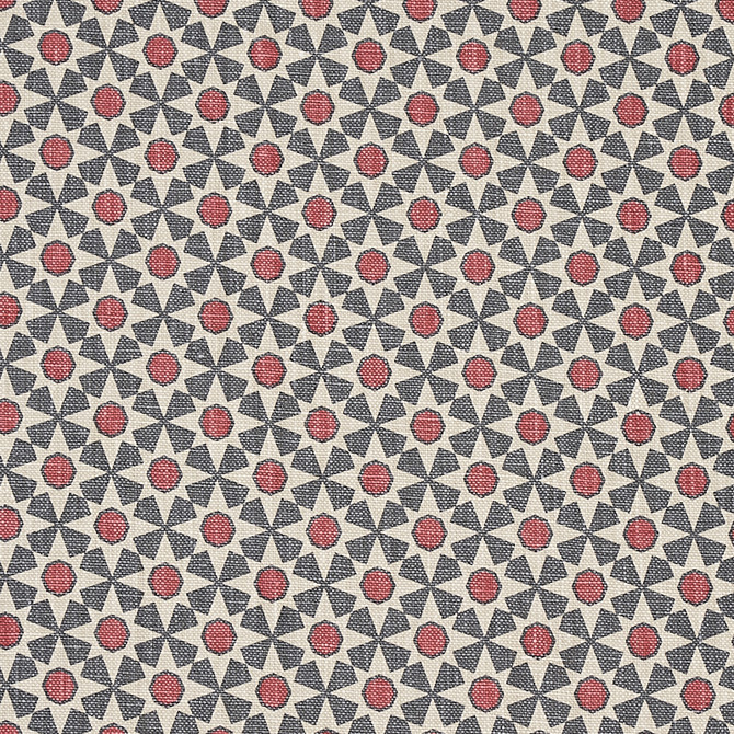 Serendipity Slate & Rouge 176424 by Schumacher Fabric Schumacher Fabric Serendipity Slate & Rouge 176424Fabric LINEN 100% CHINA </p><p>Repeat: H: HORZ. 1 1/2" (4CM) , V: VERT. 1 1/2" (4CM) 54 - Fabric Carolina -