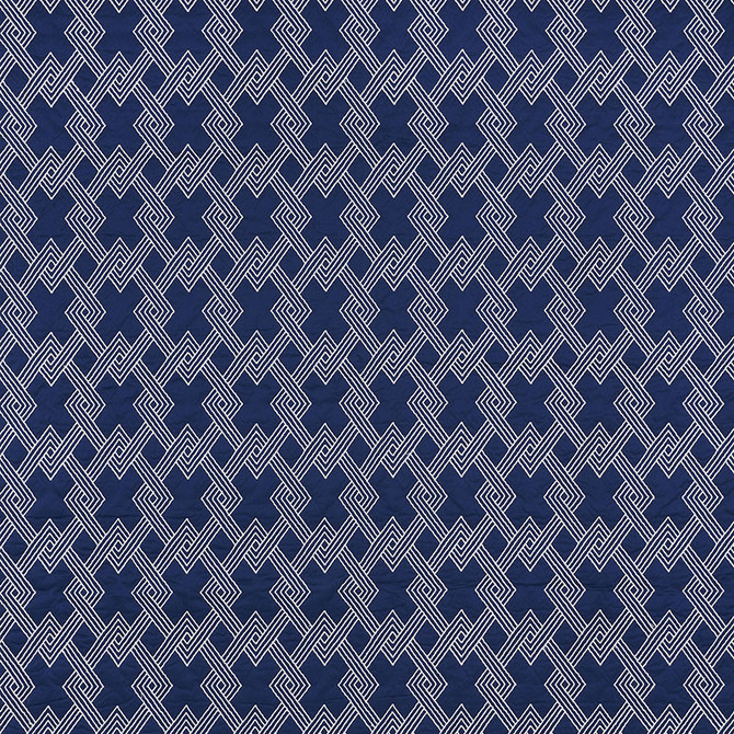 Hix Navy 70142 by Schumacher Designer Fabric CLIQUE COTTON 43% SPUN VISCOSE 24% INDIA </p><p>Repeat: Horizontal: 4 1/2" (11CM) and Vertical: 6 1/4" (16CM) 50.5 - Swanky Fabrics -