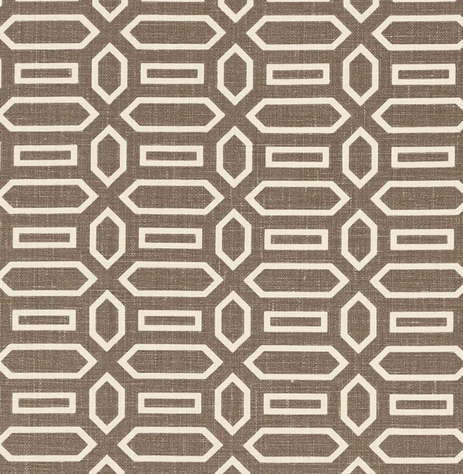 Pavillion Berber Brown 176147 by Schumacher Designer Fabric Veere-Grenney 100% Linen Martindale 25,000 Horizontal: 2.5 and Vertical: 1.625 52 - Swanky Fabrics -