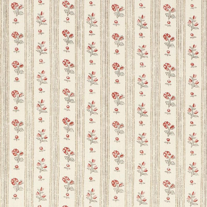 Cabanon Stripe Rouge 175960 by Schumacher Designer Fabric Country Chic 6.0" - Swanky Fabrics -