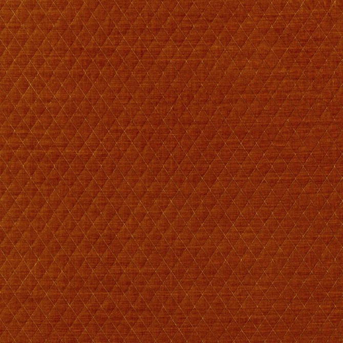 Paley Quilted Velvet Chinese Orange 66925 by Schumacher Designer Fabric Chroma 1.0" - Swanky Fabrics -