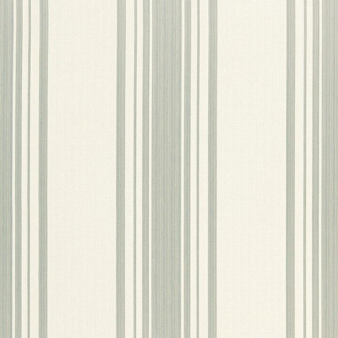 Carnegie Cotton Stripe Nickel 67020 by Schumacher Designer Fabric Chroma 13.5" - Swanky Fabrics -