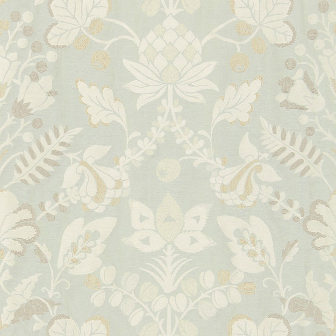 Sorano Weave Celestial 66390 by Schumacher Designer Fabric PALAZZO LINEN 35% COTTON 25% ITALY WYZENBEEK 10,000 </p><p>Repeat: Horizontal: 27" (69CM) and Vertical: 26" (66CM) 54 - Swanky Fabrics -
