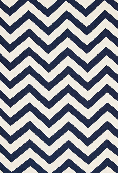 Antibes Chevron Navy 65920 by Schumacher Designer Fabric Cote-D&#39;azure 100% Solution Wyzenbeek 15,000 Horizontal: 9 and Vertical: 4.5 54 - Swanky Fabrics -