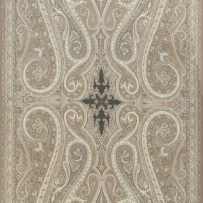 Pasha Paisley Stone 174803 by Schumacher Fabric Schumacher Fabric Pasha Paisley Stone 174803Fabric WOOL 100% UNITED KINGDOM </p><p>Repeat: H: HORZ. 52 1/2" (133CM) , V: VERT. 96" (244CM) 52.5 - Fabric Carolina -
