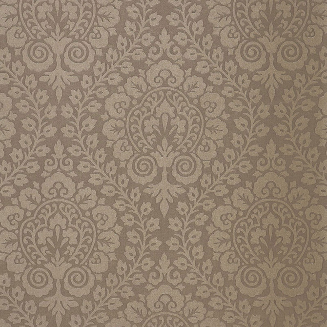 Amalfi Damask Smoke 64692 by Schumacher Designer Fabric COTE D'AZUR SOLUTION DYED ACRYLIC 100% ITALY MARTINDALE 20,000 </p><p>Repeat: Horizontal: 12 1/2" (32CM) and Vertical: 13 3/8" (34CM) 50.25 - Swanky Fabrics -