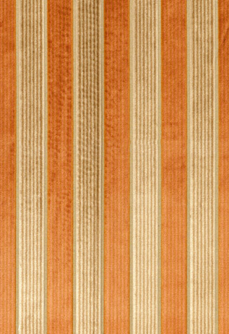 Lynton Velvet Stripe Harvest 62701 by Schumacher Designer Fabric Chroma 56% Viscose, 26% Cotton, 18% Polyester Martindale 35,000 Horizontal: 3.25 and Vertical: - 55 - Swanky Fabrics -