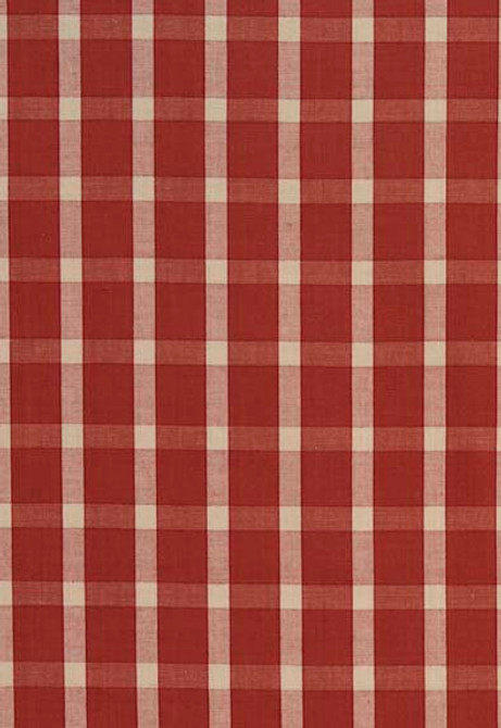 Portsmith Check Berry 60127 by Schumacher Designer Fabric Chroma 100% Cotton Wyzenbeek 3,000 Horizontal: 1 and Vertical: 1 54.125 - Swanky Fabrics -