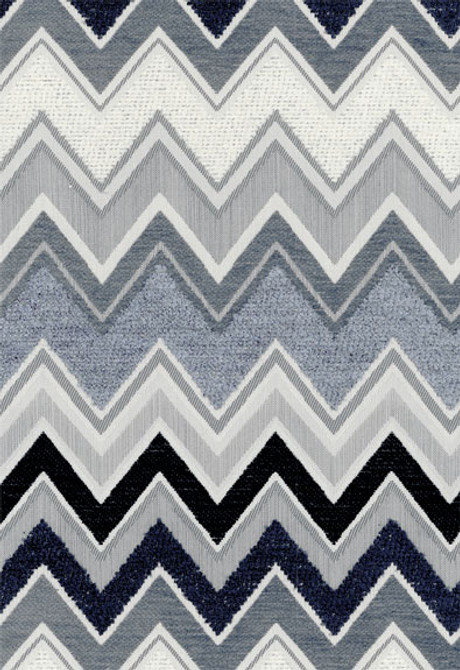 Zenyatta Mondatta Noir & Blanc 54792 by Schumacher Designer Fabric Chroma 48% Cotton, 26% Acrylic, 26% Viscose Martindale 18,000 Horizontal: 2.75 and Vertical: 13.75 54 - Swanky Fabrics -